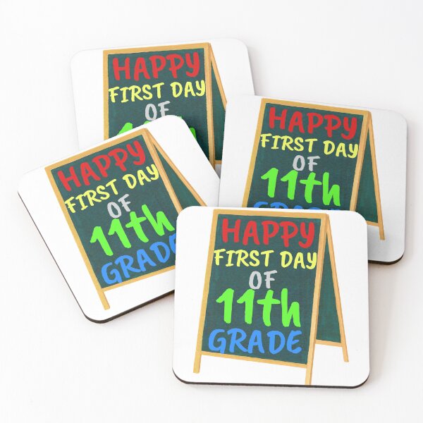 Item preview, Happy first day of Eleventh grade, 11th Grade Design Welcome back to School designed and sold by marosharaf.