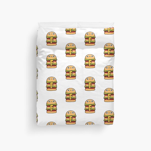 Artikelvorschau, Alphabet-Buchstabe F Super netter Burger entworfen und verkauft von kidsmonogram.