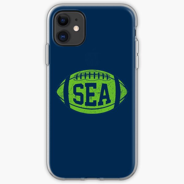 SEA Retro Football - Navy iPhone Soft Case