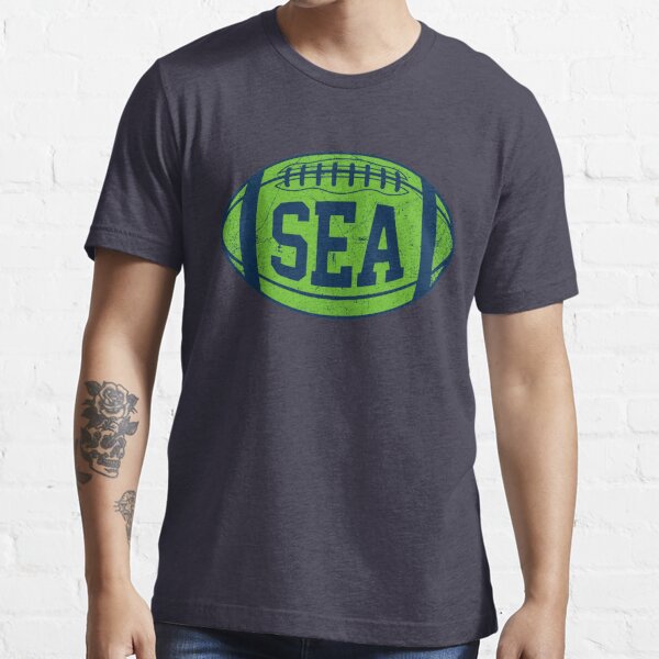 1984 Seattle Seahawks Artwork: Men's Retro Heather T-Shirt