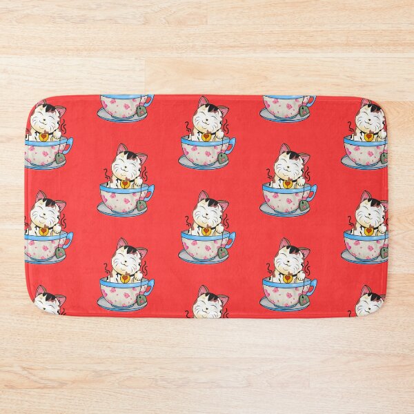 Item preview, Maneki neko and tea designed and sold by mitalim.