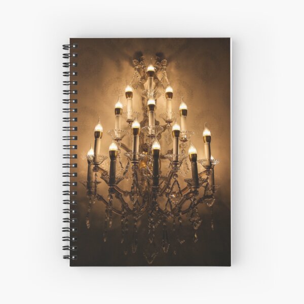 Spooky Chandelier Spiral Notebook