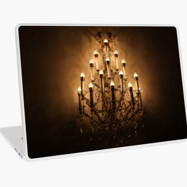 Spooky Chandelier Laptop Skin