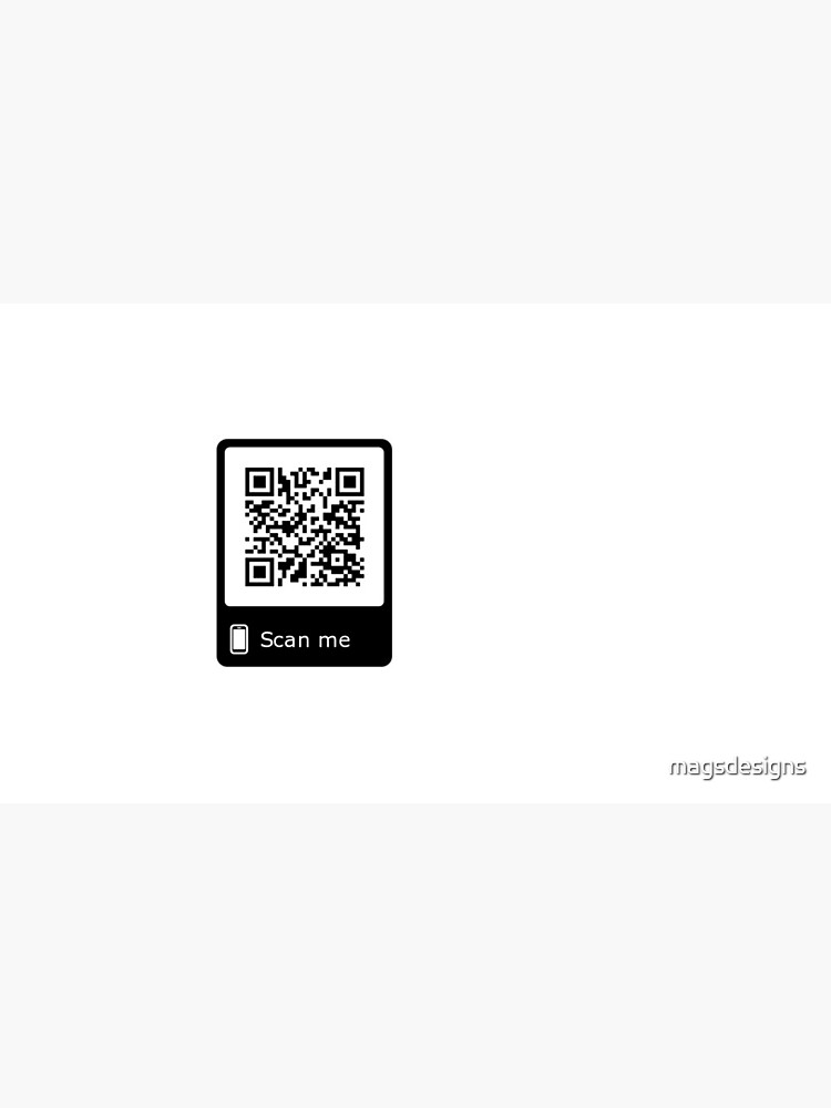 Rick Roll Link QR Code Art Print for Sale by magsdesigns