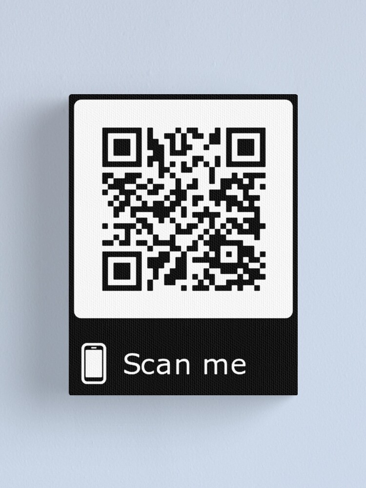 Rick Roll Link QR Code | Poster