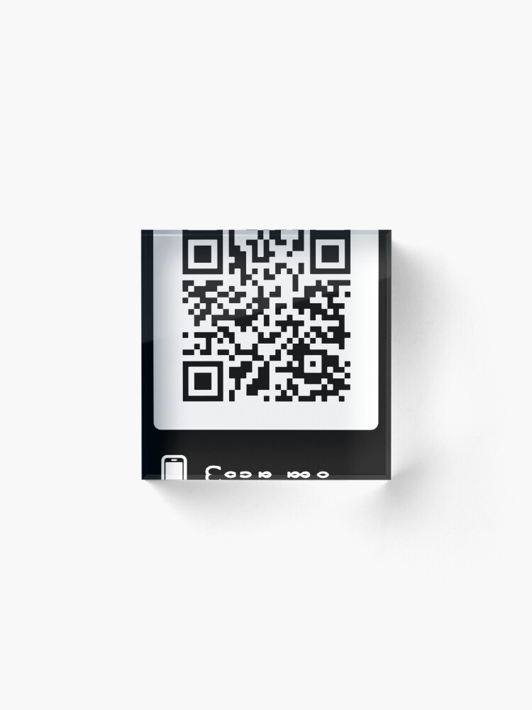 Rick Roll Link QR Code Poster for Sale by magsdesigns