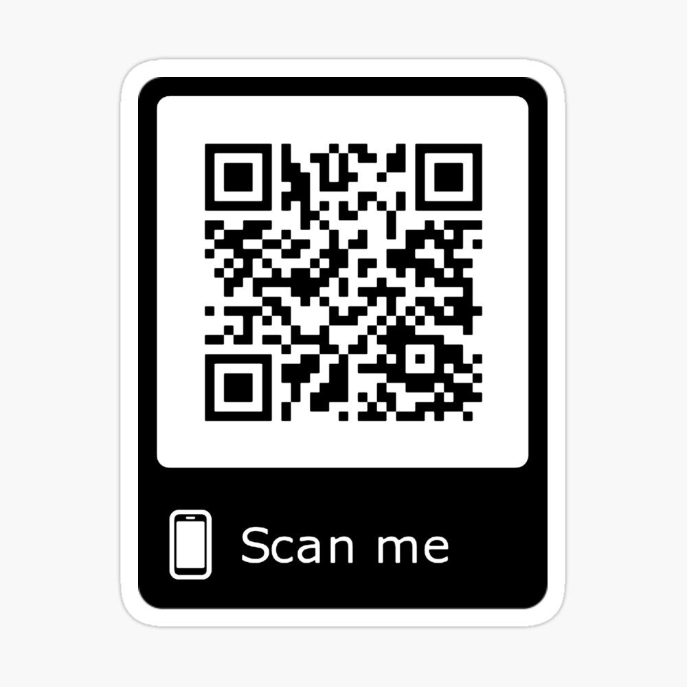 Rick Roll QR code disguised as bitcoin QR code | Greeting Card