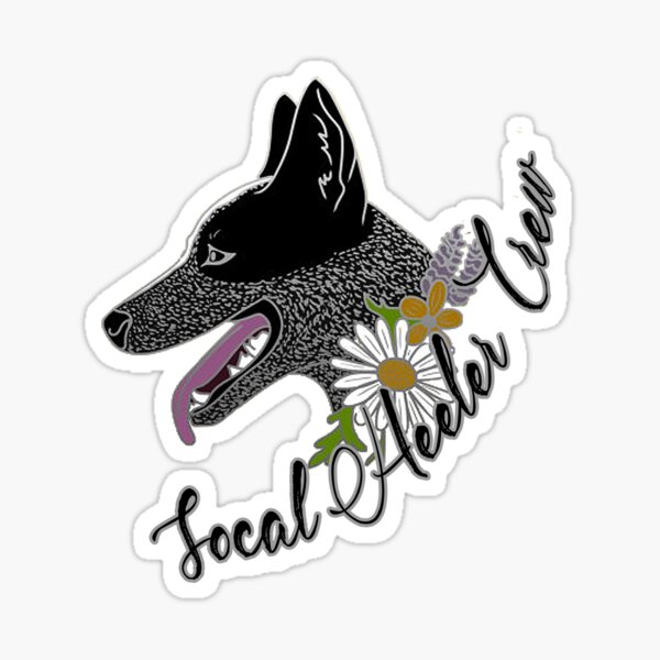 Aperçu de l'œuvre Socal Heeler Crew (bleu pur) créée et vendue par GoodnightMidnight by tori hernandez.