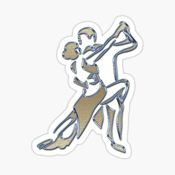 Golden Dancers Sticker