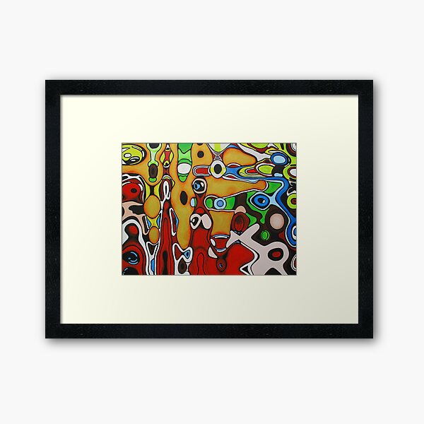 #414 - Distortion - Artist Nathalie Le Riche Framed Art Print