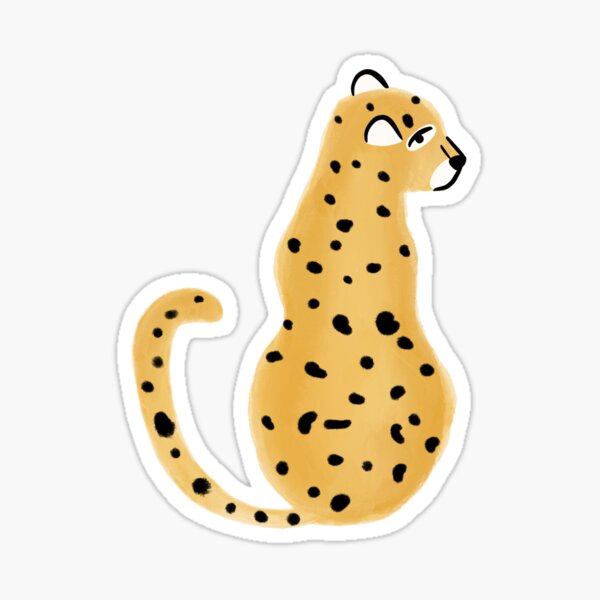Cheetah Sticker