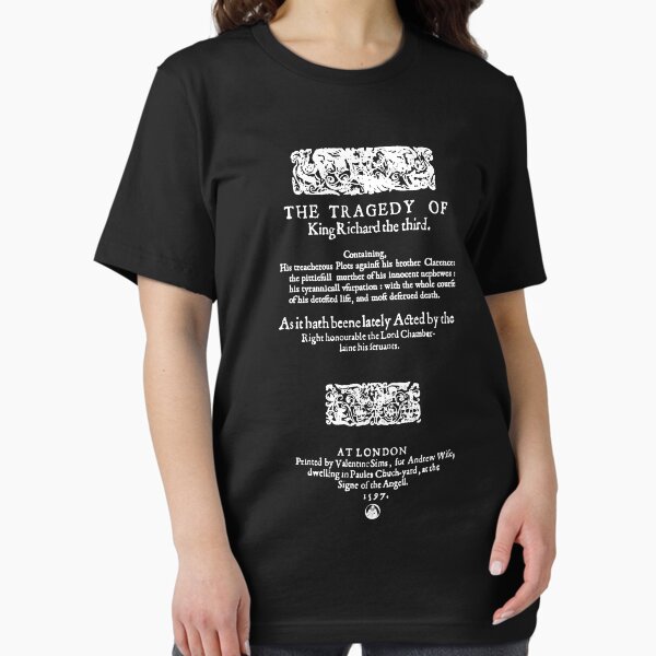 Item preview, Shakespeare Richard III Frontpiece - Simple White Version designed and sold by Styled Vintage.