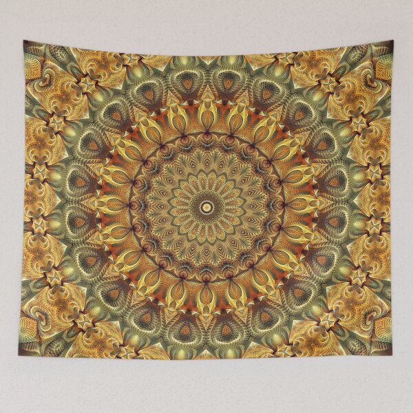 Aperçu de l'œuvre Fleur de vie mandala (sourires d'automne) créée et vendue par Mandala Of Life.