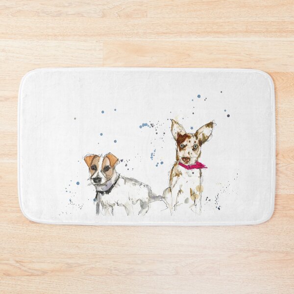 Item preview, Jack Russell and Koolie portrait. designed and sold by Peta Wakeham.
