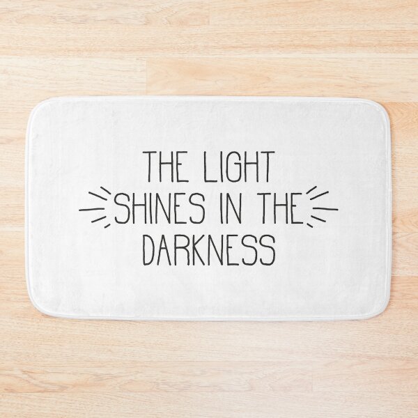Item preview, Christian Quote - The Light Shines in the Darkness designed and sold by Bethel  Store.