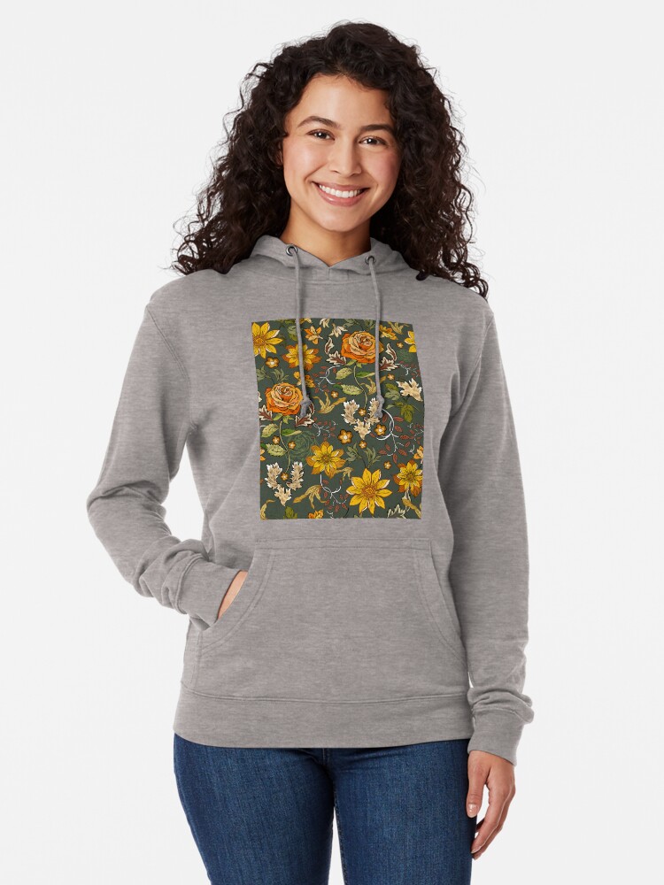 retro roses hoodie