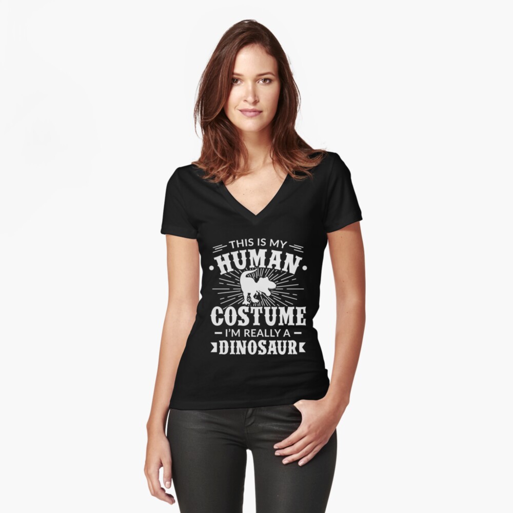 Item preview, Fitted V-Neck T-Shirt designed and sold by Teeshirtrepub.