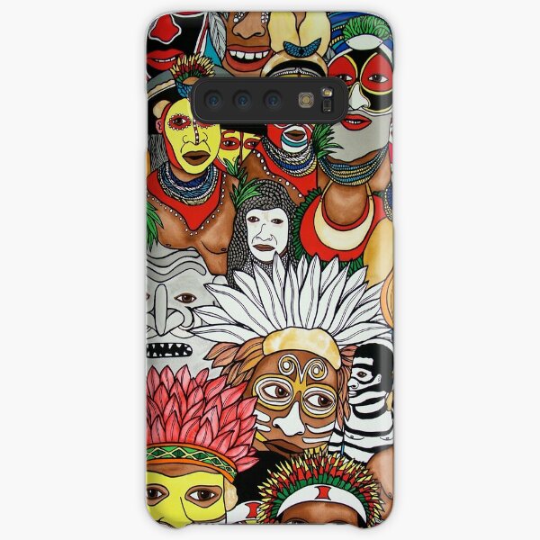 #259 - NATHALIE LE RICHE - ART and GIFTS - PAPUA NEW GUINEA TRIBES - Unique PNG Culture Samsung Galaxy Snap Case