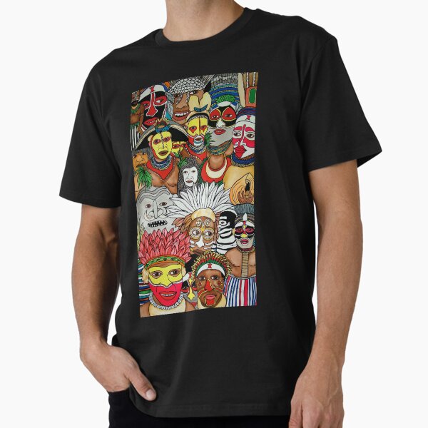 #259 - Unique PNG Culture II - Artist Nathalie Le Riche Premium T-Shirt