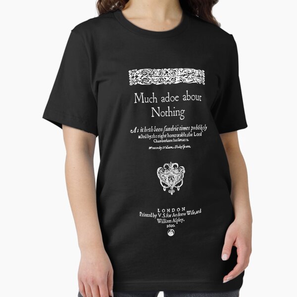Item preview, Shakespeare Much Ado About Nothing Frontpiece - Simple White Version designed and sold by Styled Vintage.