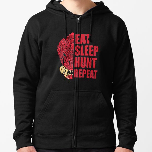 Item preview, Eat sleep hunt repeat Odogaron designed and sold by Dan Dee.