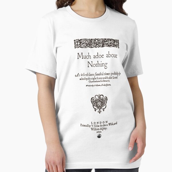 Item preview, Shakespeare Much Ado About Nothing Frontpiece - Simple Black Version designed and sold by Styled Vintage.