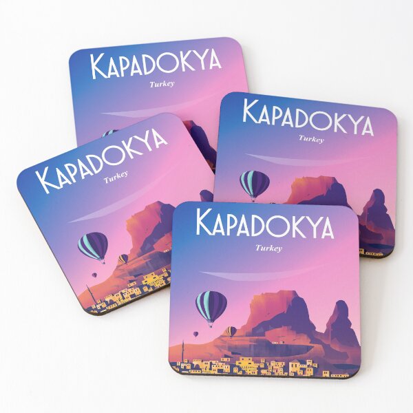 Item preview, Kapadokya Tuekey Poster wall art city designed and sold by Arctic frame studio.