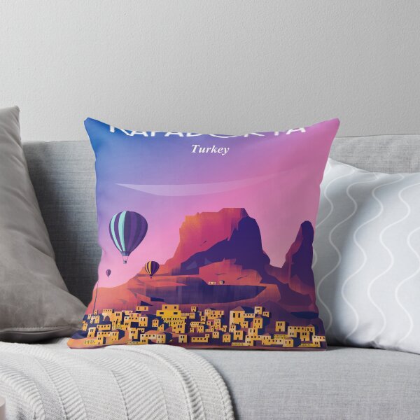 Item preview, Kapadokya Tuekey Poster wall art city designed and sold by Arctic frame studio.