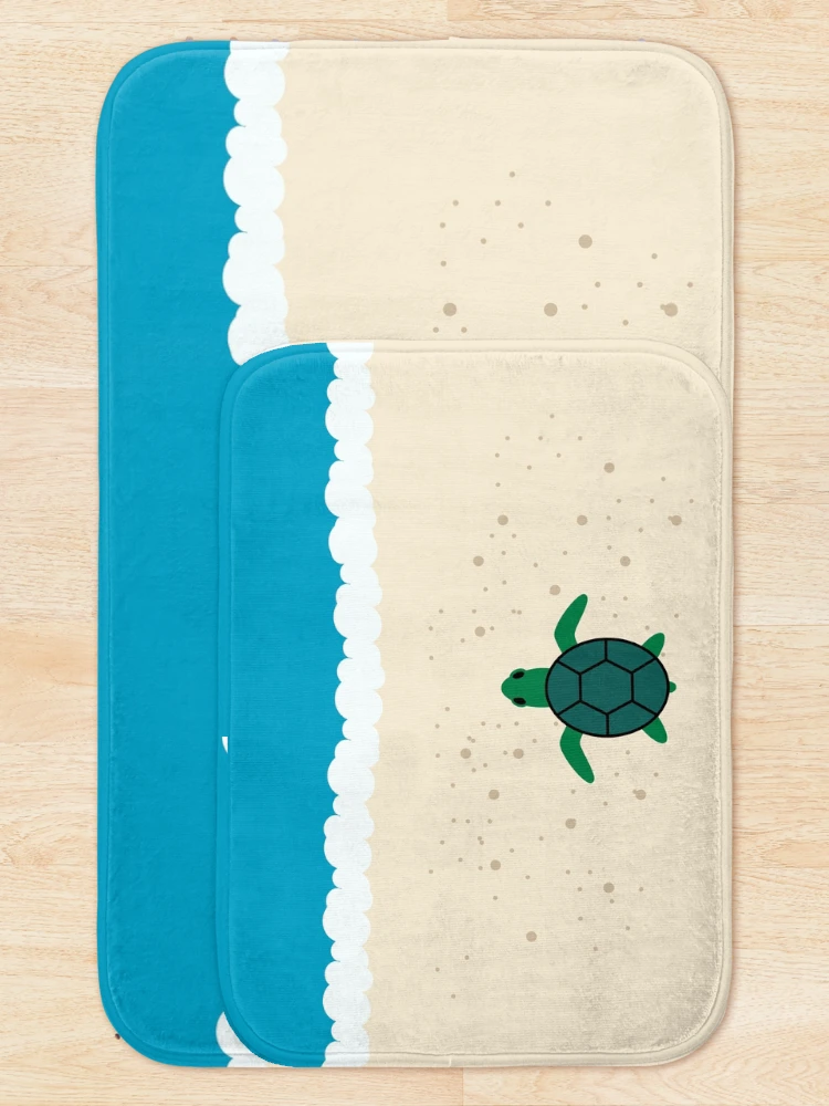 Thumbnail 5 of 6, Bath Mat, turtle designed and sold by Vectorqueen.