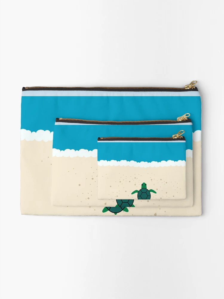 Thumbnail 2 of 4, Zipper Pouch, turtle designed and sold by Vectorqueen.