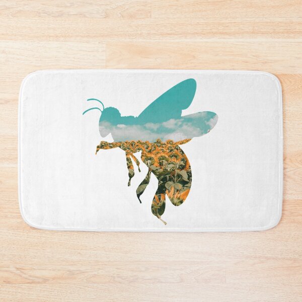 Item preview, Flower Field Honey Bee Silhouette Climate Change designed and sold by hadicazvysavaca.