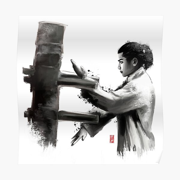 Wing Chun Wooden Dummy Poster