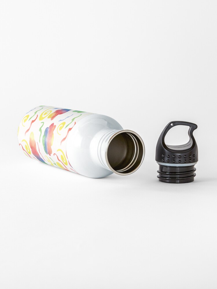 Alternate view of Rainbow clouds Water Bottle