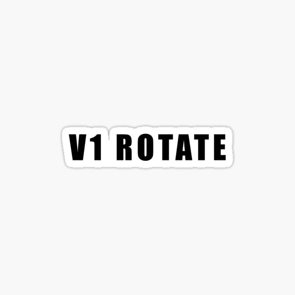 V1 ROTATE Sticker
