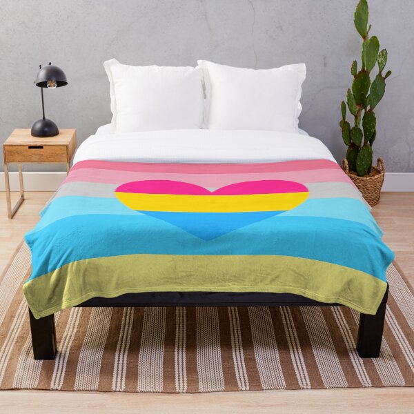 Artikelvorschau, genderflux flag with pansexual heart entworfen und verkauft von Simplipride.