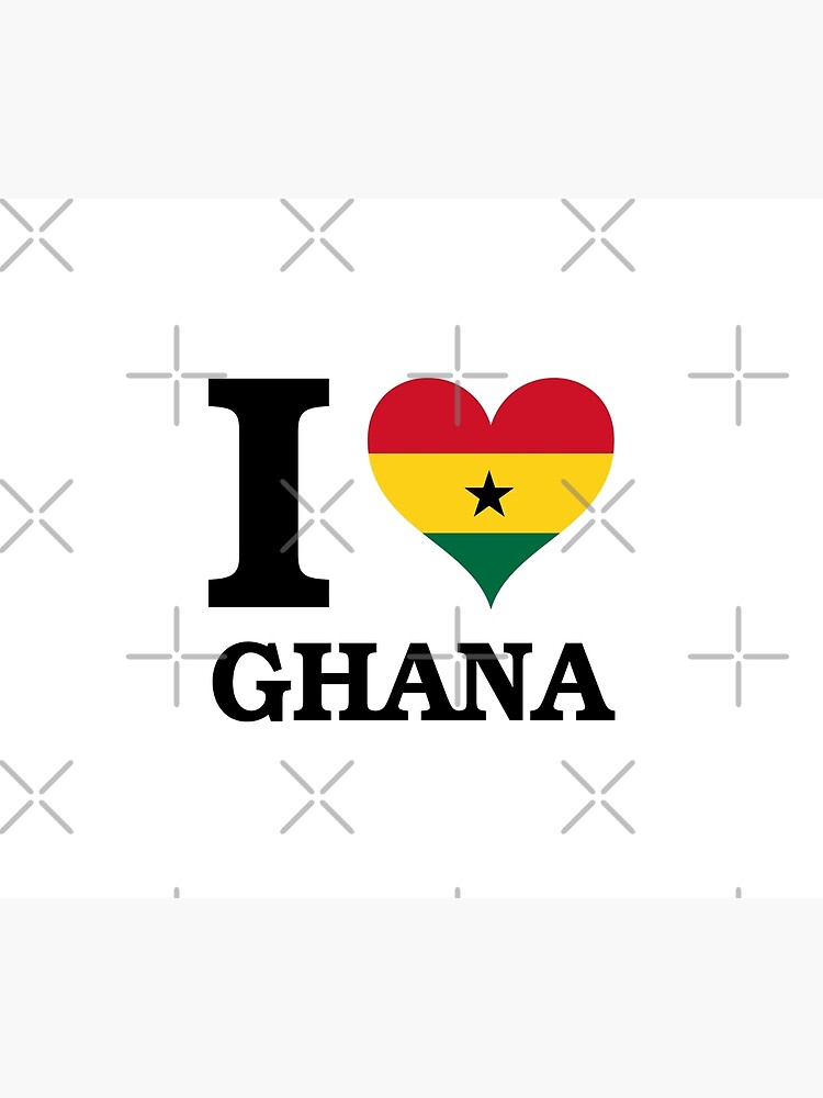 "I GHANA" Shower Curtain for Sale by NattyWear Redbubble