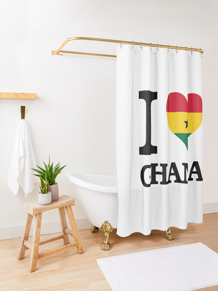 "I GHANA" Shower Curtain for Sale by NattyWear Redbubble