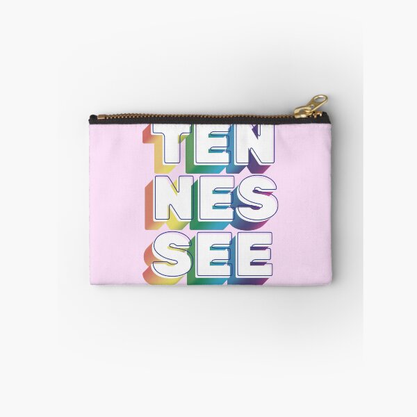 Item preview, Tennessee rainbow typography LGBT designed and sold by Seven-Stripes.