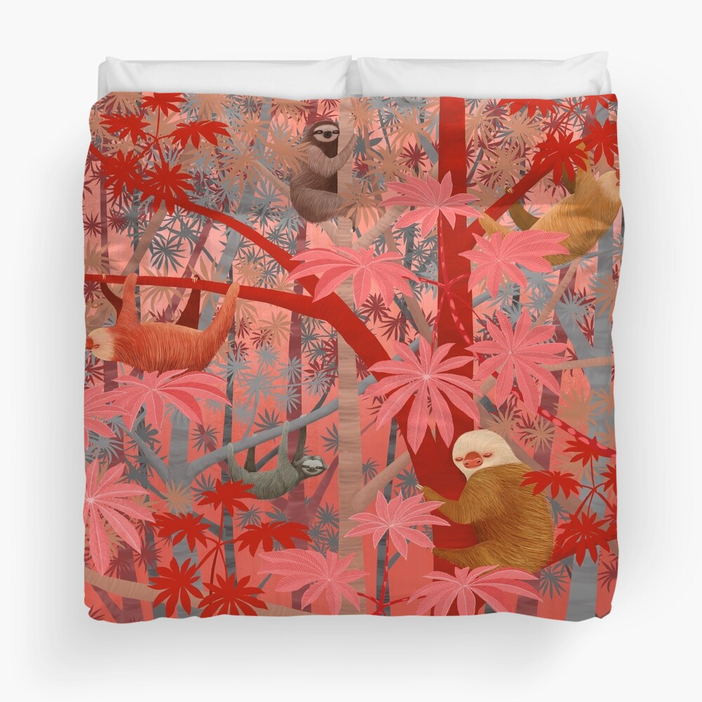 Sid Wiggy Dreams in Technicolor Duvet Cover