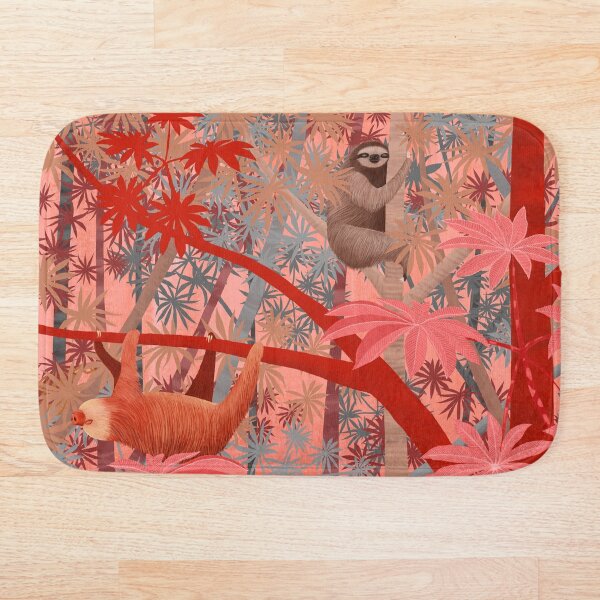 Sid Wiggy Dreams in Technicolor Bath Mat