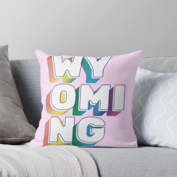 Item preview, Wyoming Rainbow tipografía LGBT designed and sold by Seven-Stripes.