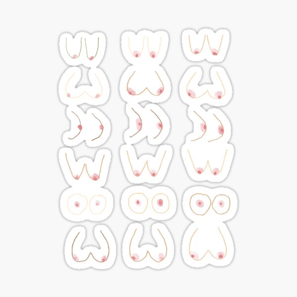 Hanging Boobs Stickers for Sale
