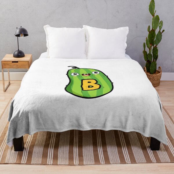 Item preview, Alphabet Letter B Super Cute-cumber designed and sold by kidsmonogram.