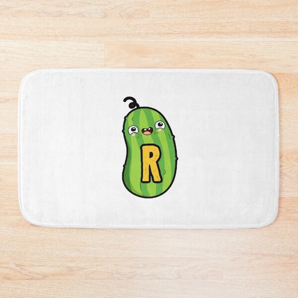 Item preview, Alphabet Letter R Cool Cute-cumber     designed and sold by kidsmonogram.