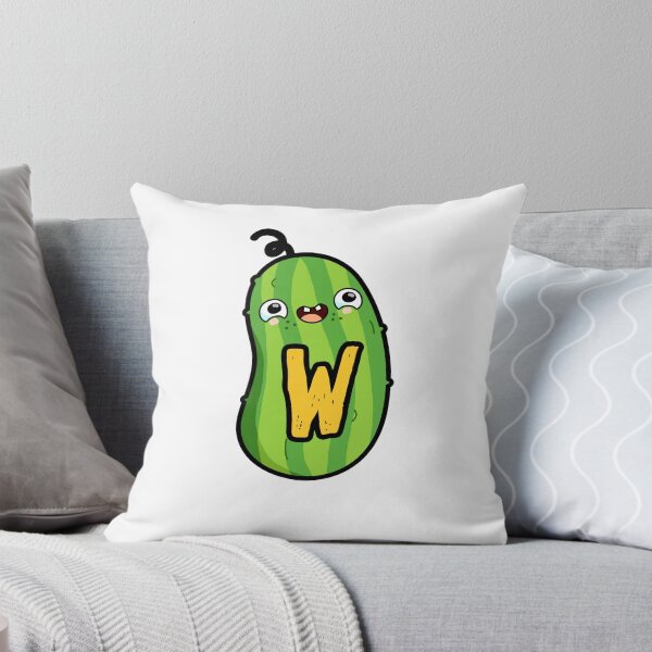 Item preview, Alphabet Letter W Cool Cute-cumber     designed and sold by kidsmonogram.