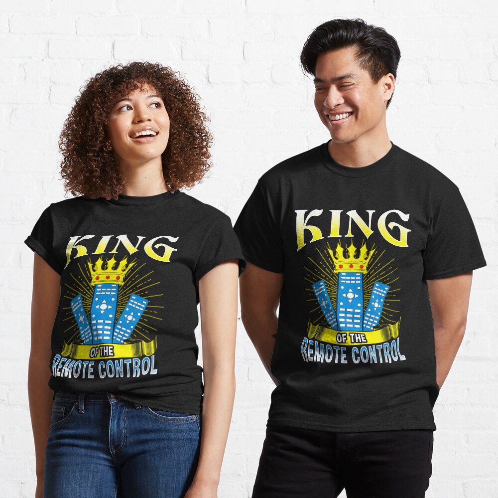 T-shirt classique « Roi de la télécommande»