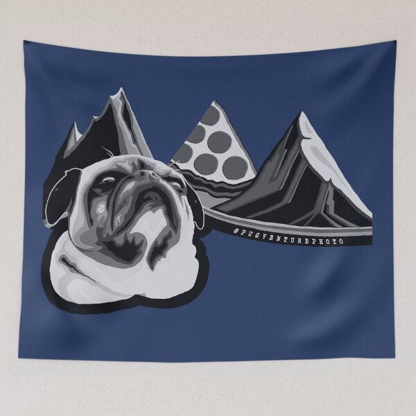 Item preview, The Best Pugventure: Pugs, Peaks, Pizza designed and sold by pugventurephoto.