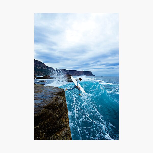 Item preview, Mike Brennan Ledge Jump Shipstern Bluff designed and sold by andychiz.