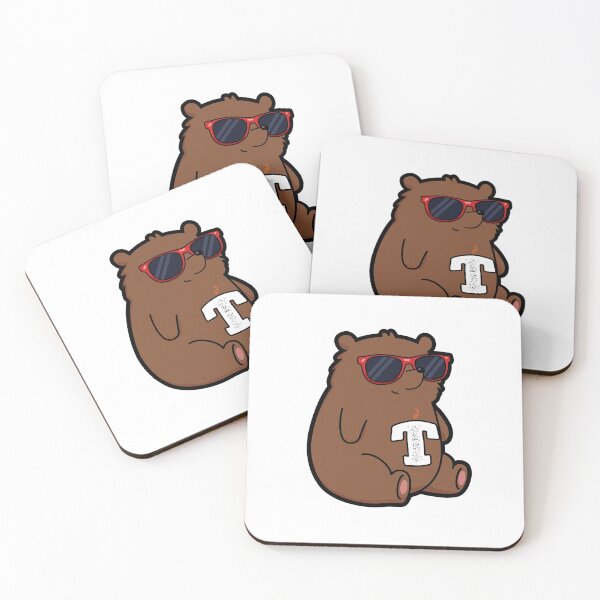 Item preview, Alphabet Letter U Beary Cool Brown Bear  designed and sold by kidsmonogram.