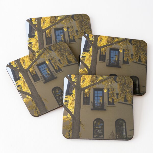 Item preview, Washington, DC Facades - Dupont Circle Neighborhood in Yellow designed and sold by Georgia Mizuleva.